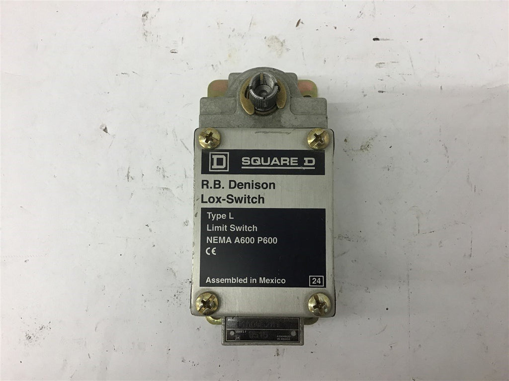 Square D RB Denison Limit Switch L1.00WS2199