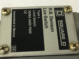 Square D RB Denison Limit Switch L1.00WS2199