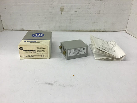 Allen-Bradley 542MTB-5000 PhotoSwitch Terminal Base 120 Vac 2 VA 50/60 HZ