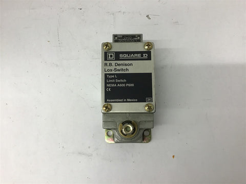 Square D L100WS2M2 Lox-Switch 600 Volt Type L Limit Switch