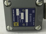 Square D C54B2 Class 9007 Limit Switch