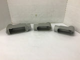 Appleton Conduit Body Cast Iron 1 1/2' and 1 1/4" Lot of 3