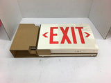 Lite Forms LXURWE Emergency LED Exit Sign White