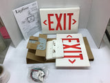 Lite Forms LXURWE Emergency LED Exit Sign White