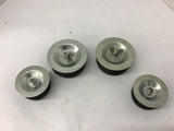 Assorted Lot Of Compression Pipe Plugs Galvanized