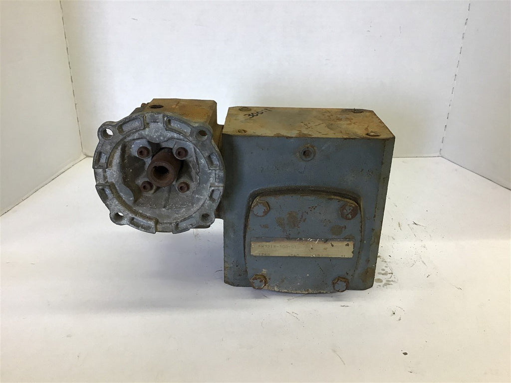 Boston Gear FWB318-300-G1 Gear Reducer 300:1 Ratio .160 Input HP 690 Torque