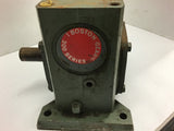 Boston 321B60-J1 Right angle 60:1 Ratio Gear Reducer .430 Input Hp