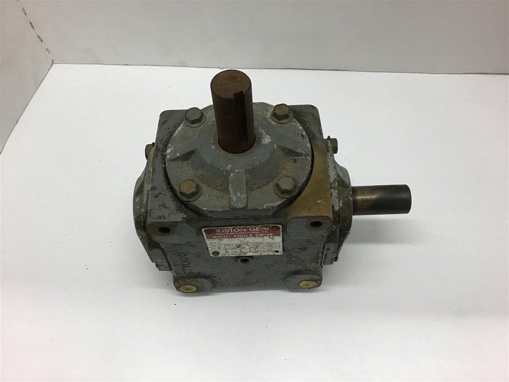 Boston Gear R1215 Type B Gear Reducer 1:1 Ratio 18.6 Input Hp