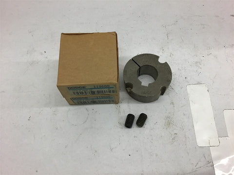 Dodge Tapered Lock Bushing 119600 1610 x 25 MM Lot of 3