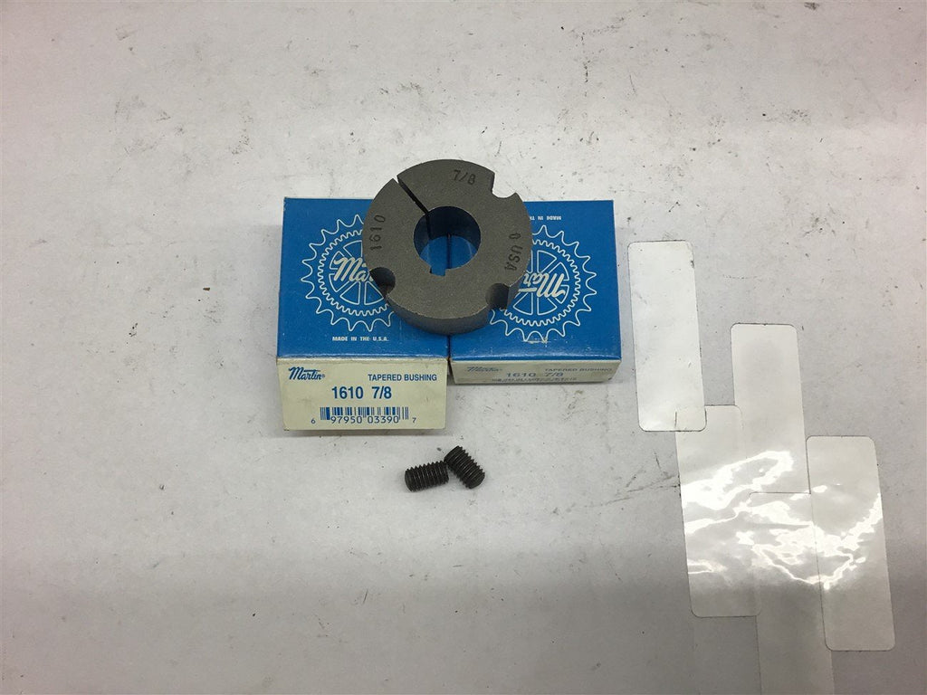 Martin Tapered Lock Bushing 1610 7/8 Bushing Lot of 2