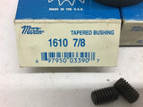 Martin Tapered Lock Bushing 1610 7/8 Bushing Lot of 2