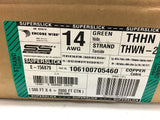 SuperSlick 14 AWG THHN THWN-2 Wire Green 500FT X 4