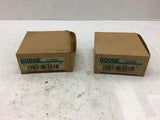 Dodge 117093 2012 Taper-Lock Bushing 1 11/16" Bore Lot of 2