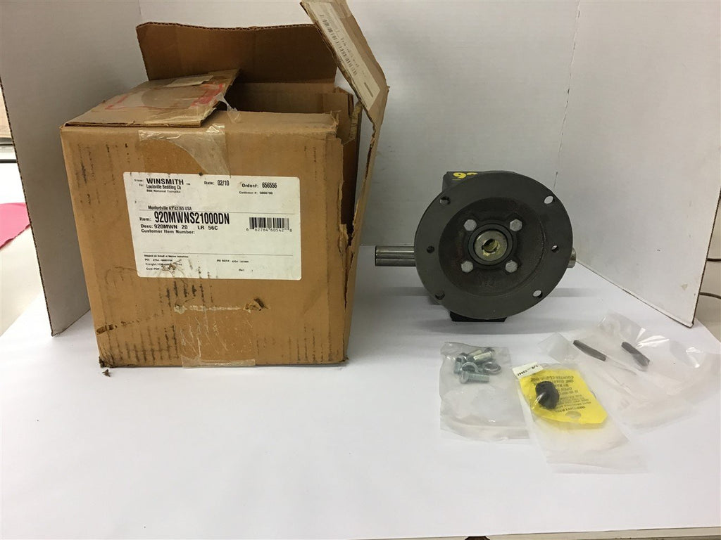 Winsmith 920MWN20LR56C 20:1 Ratio Gear Reducer 1.04 Input HP