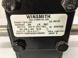 Winsmith 920MWN20LR56C 20:1 Ratio Gear Reducer 1.04 Input HP