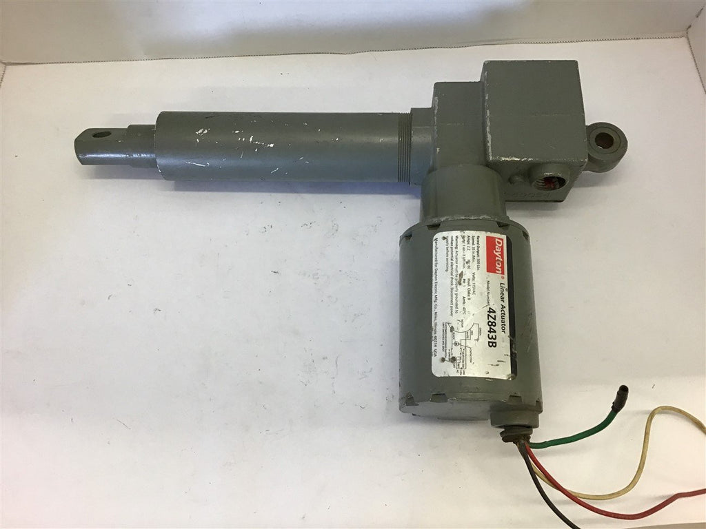 Dayton Linear Actuator 4Z843B 115VAC 2.2Amps Speed 35 in/min 500lbs Output