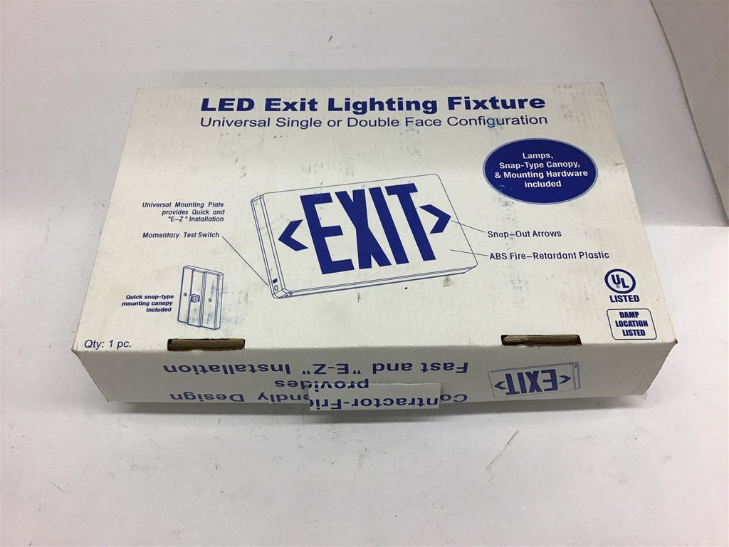 LED Exit Lighting Fixture