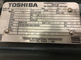 Toshiba 4F4020W193675 20 Hp AC Motor 460 Volts 1800 Rpm 4P 256TZ Frame