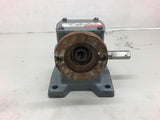 Boston Gear F309B-20-J Right Angle Gear Reducer 20:1 Ratio 0.83 Input Hp