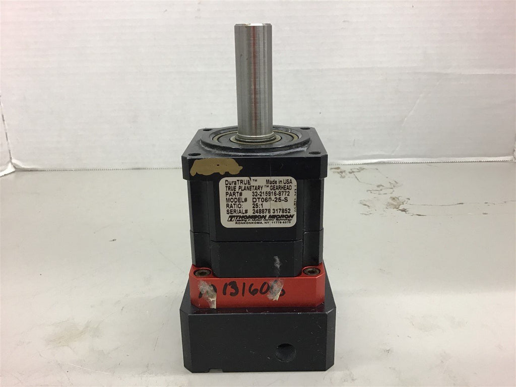 Thomson DuraTrue DT060-25-S True Planetary Gearhead 32-215916-8772 25:1 Ratio