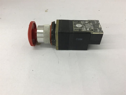 Allen-Bradley 800MR-FXT Red Push button