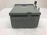 Square D DU322RB60 Amp 240 Vac Safety Switch 3 Phase 15 HP