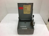 Square D DU322RB60 Amp 240 Vac Safety Switch 3 Phase 15 HP