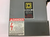 Square D D221N 30 Amp 240 Volt Safety Disconnect Switch