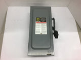 Square D D322N 60 Amp Safety Disconnect Switch 240 Vac