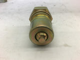 Parker H3-69 Hydraulic Brass Quick Coupling Nipple-3/8" Body and NPTF Lot of 4