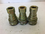 Parker Quick Series 60 Hydraulic Coupling-3/8" NPTF Lot of 3