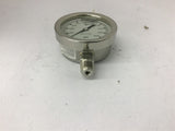 McDaniel Controls Glycerin Filled 5000 PSI Air Pressure Gauge 1/4 NPT