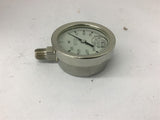 McDaniel Controls Glycerin Filled 5000 PSI Air Pressure Gauge 1/4 NPT