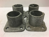 Mounting Pipe Base Lot of 4