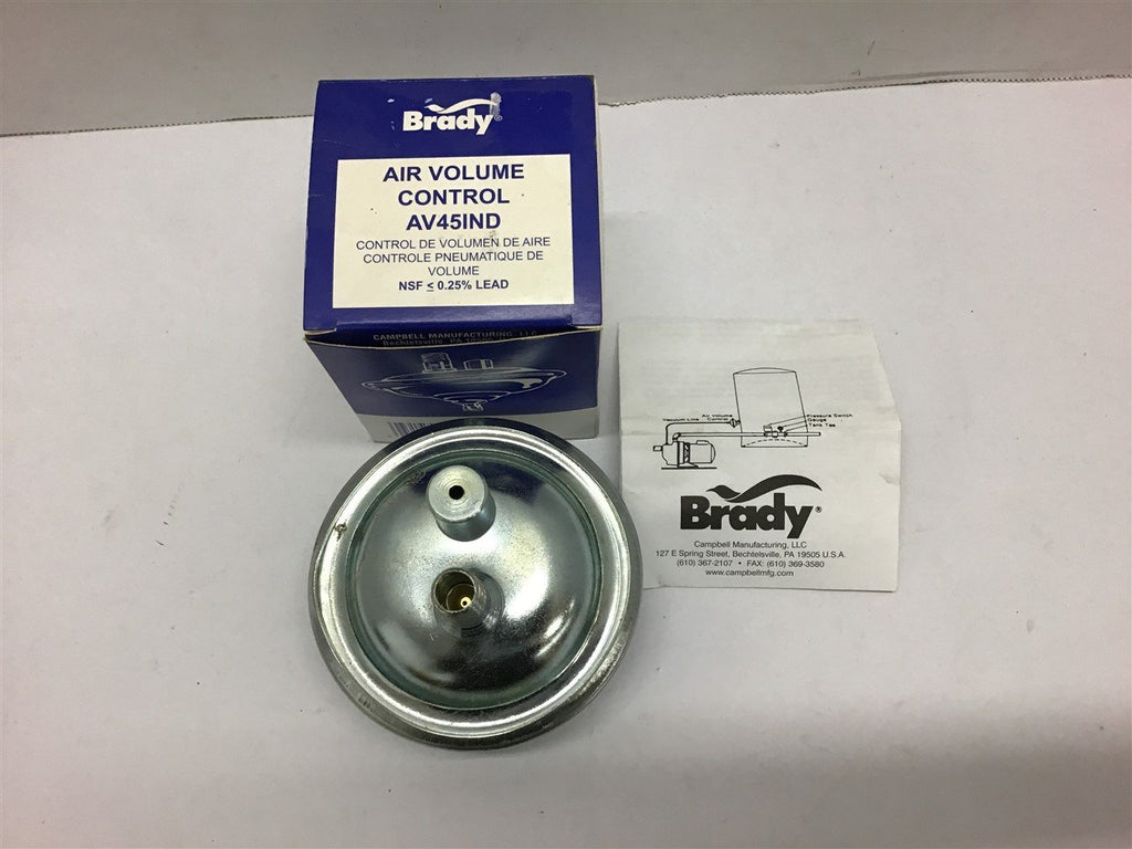 Brady AV-45 Air Volume Control