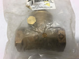 Mueller 101-004 Swing Check Valve 3/4" Lot of 2