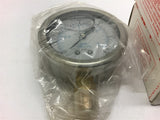 Harvard ILPG3025-4LNL Air Pressure Gauge 2.5" 1/4" MIP 0-30 PSI Lot of 2