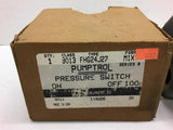 Square D FHG24J27 Pumptrol Pressure Switch Series B