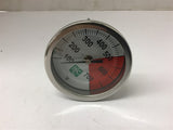 TN3.X0393 3" x 8" x 1/2" R 100/700 F Thermometer