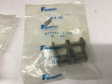 Tsubaki RS 40 Offset Link Roller Chain Lot Of 7