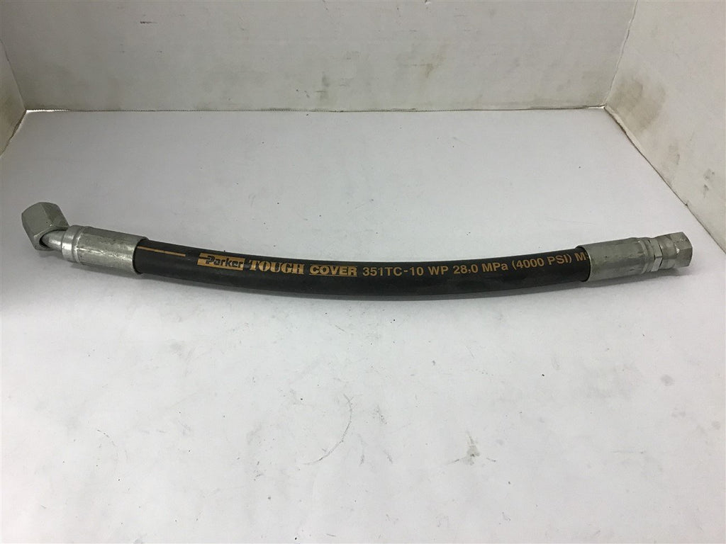 parker 351TC-10 Tough Cover Hydraulic Hose 4000 PSI 19" Long