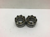 Shaft Locking Device 1-1/2" Bore, 2-1/2" OD, 1-7/8" Overall Length Lot of 2