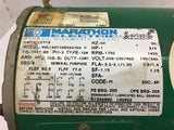 Marathon 9VL143TTDR53478BD 1 Hp AC Motor 208-230/460 Volts 1800 Rpm 4P 143T-85