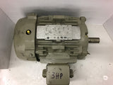 GE 5KS182XAA108D1 3 HP AC Motor 460 Volts 3600 Rpm 2P 182T Frame