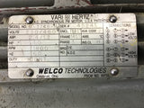 Welco M-3748-H 1 Hp AC Motor 230/460 Volts 1800 Rpm 4P 145T Frame