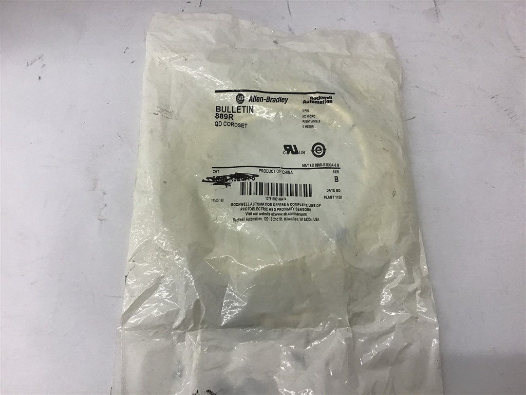 Allen-Bradley QD Cordset 889-R3ECA-5 B