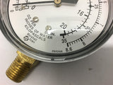 Marsh G22709 Air Pressure Gauge 2.5 83K 1/4 NPT