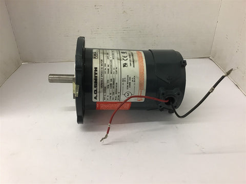 A.O. Smith 22200300 D030 DC Motor 1/4 HP 1725 Rpm 56C 90 Arm V