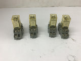 Idec RH2B-U Relay 110-120 Volt Lot of 4