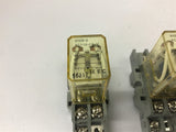 Idec RH2B-U Relay 110-120 Volt Lot of 4